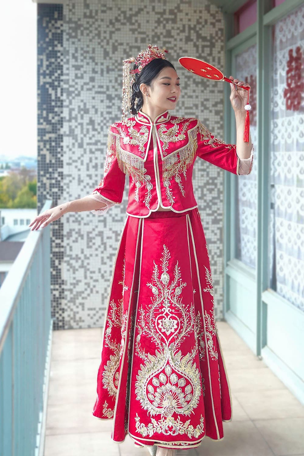 Robe de mariée traditionnelle chinoise